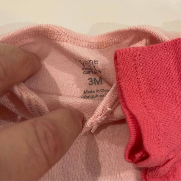 3pc Lot baby onesies Never worn 3m just for you - Picture 6 of 6